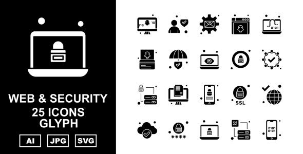 Набор иконок на тему security