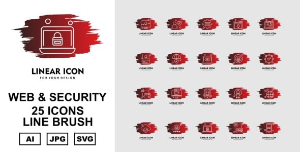 Набор иконок на тему security