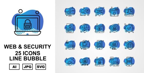 Набор иконок на тему security