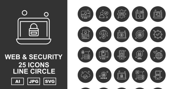 Набор иконок на тему security