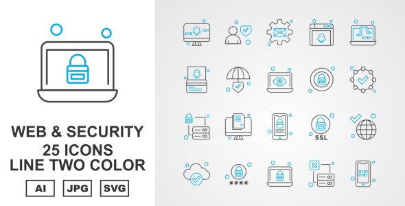 Набор иконок на тему security