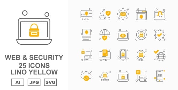 Набор иконок на тему security