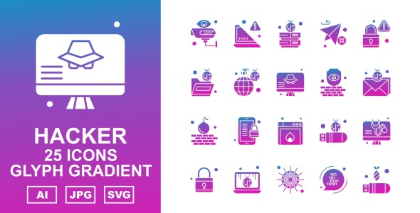 Набор иконок на тему computer