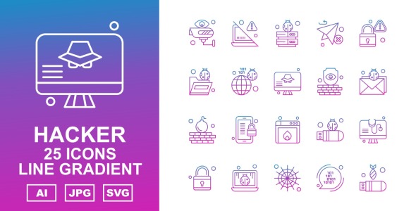 Набор иконок на тему computer