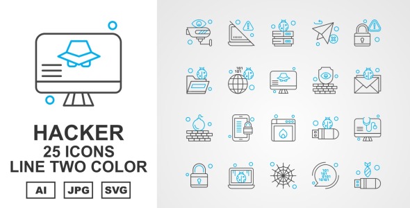 Набор иконок на тему computer