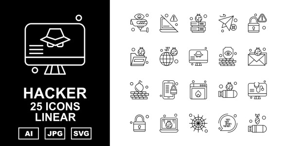 Набор иконок на тему computer