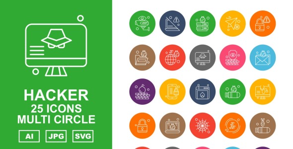 Набор иконок на тему computer