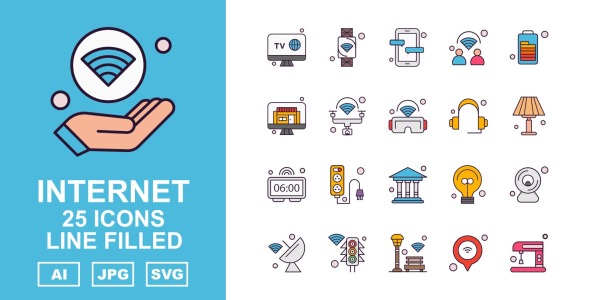 Набор иконок на тему финансы