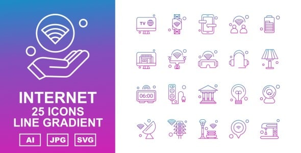 Набор иконок на тему финансы