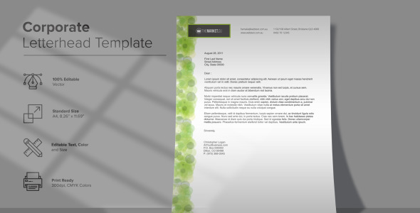 Фирменный стиль на тему графика