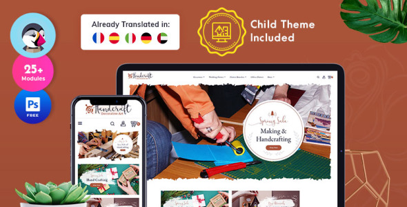 декоративно-прикладное искусство многоцелевая тема prestashop