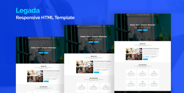 адаптивный шаблон целевой страницы