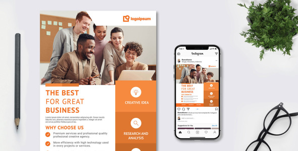 Фирменный стиль на тему графика