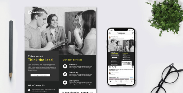 Фирменный стиль на тему графика