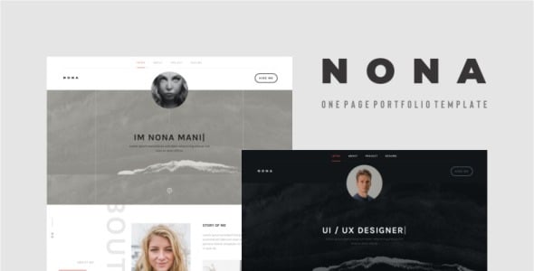 Personal Portfolio Landing Page Template