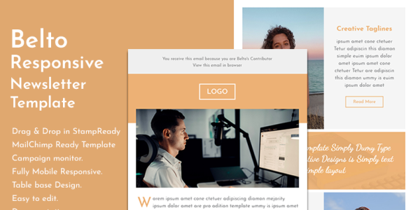 Responsive Email Newsletter Template