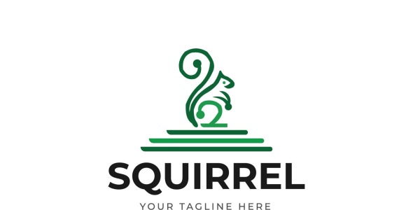 Шаблон логотипа на тему графика