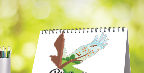 Шаблон логотипа на тему графика