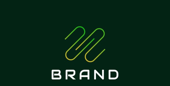 Шаблон логотипа на тему графика