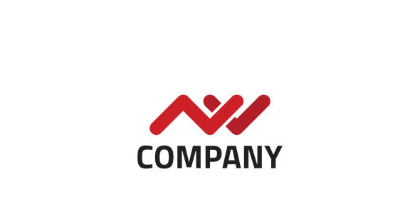 Шаблон логотипа на тему графика