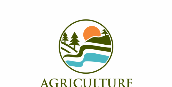 Шаблон логотипа на тему графика