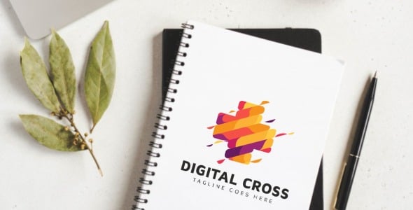 Шаблон логотипа на тему графика