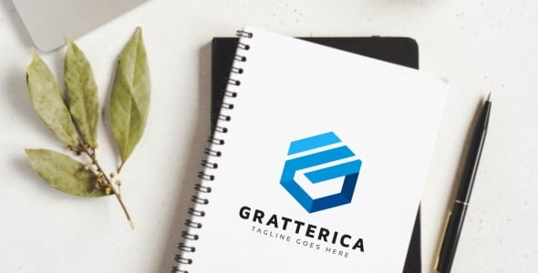 Шаблон логотипа на тему графика