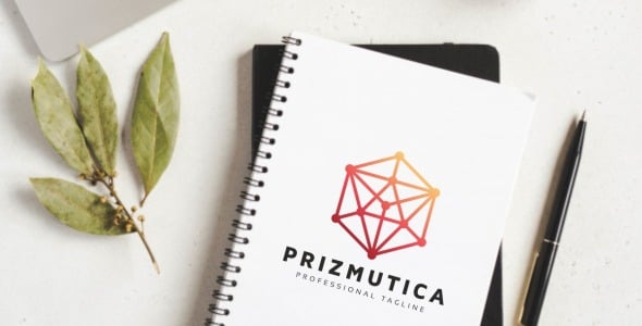 Шаблон логотипа на тему графика