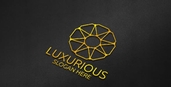 Шаблон логотипа на тему графика