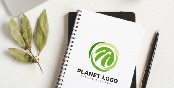 Шаблон логотипа на тему графика