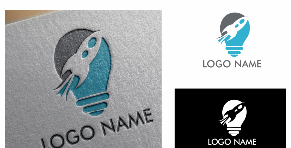 Шаблон логотипа на тему графика