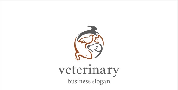 Шаблон логотипа на тему графика