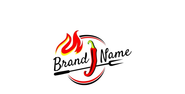 Шаблон логотипа на тему графика