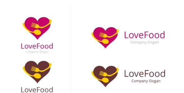 Шаблон логотипа на тему графика