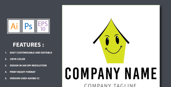 Шаблон логотипа на тему графика