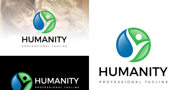 Шаблон логотипа на тему графика