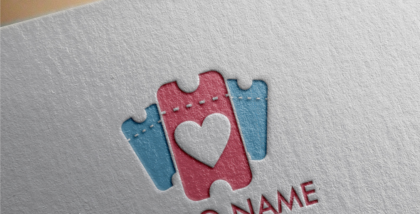 Шаблон логотипа на тему графика