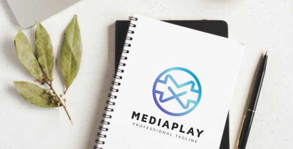 Шаблон логотипа на тему графика