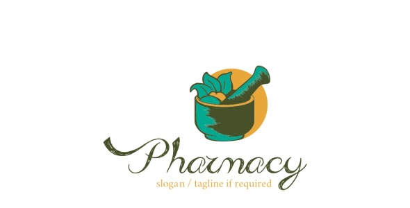 Шаблон логотипа на тему графика