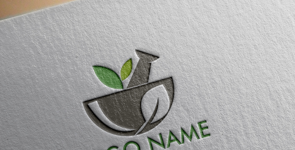 Шаблон логотипа на тему графика