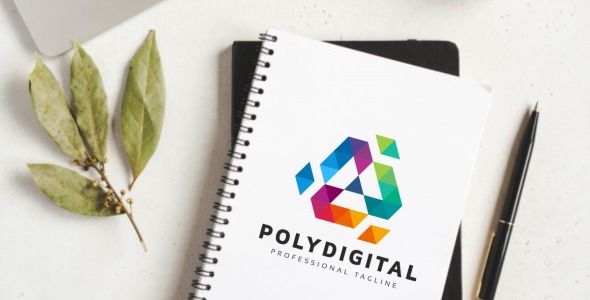 Шаблон логотипа на тему графика