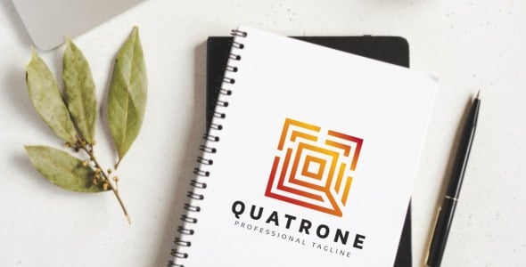 Шаблон логотипа на тему графика