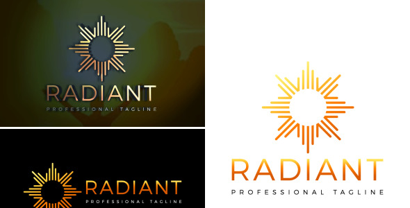 Шаблон логотипа на тему графика