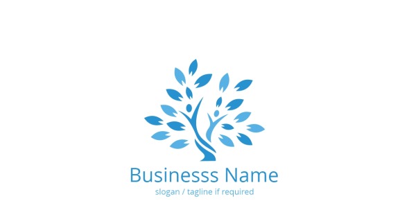 Шаблон логотипа на тему графика