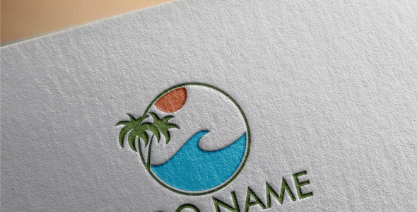 Шаблон логотипа на тему графика