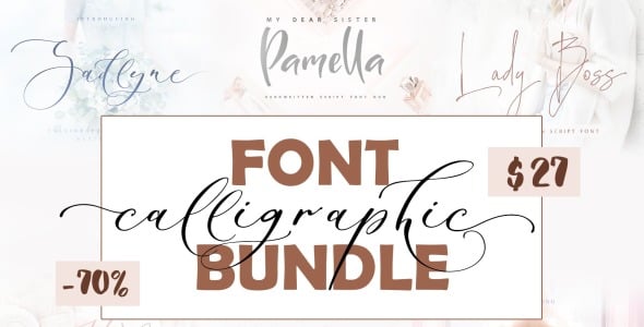 Шрифт на тему графика