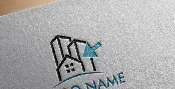 Шаблон логотипа на тему графика