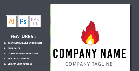 Шаблон логотипа на тему графика