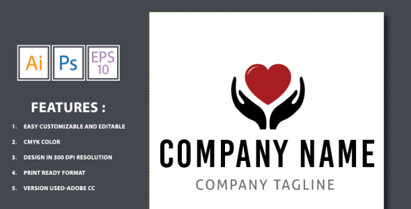 Шаблон логотипа на тему графика