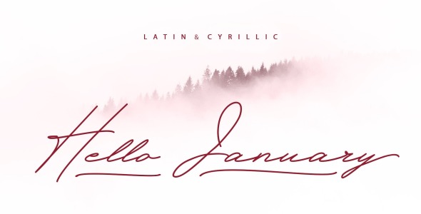 Шрифт на тему графика